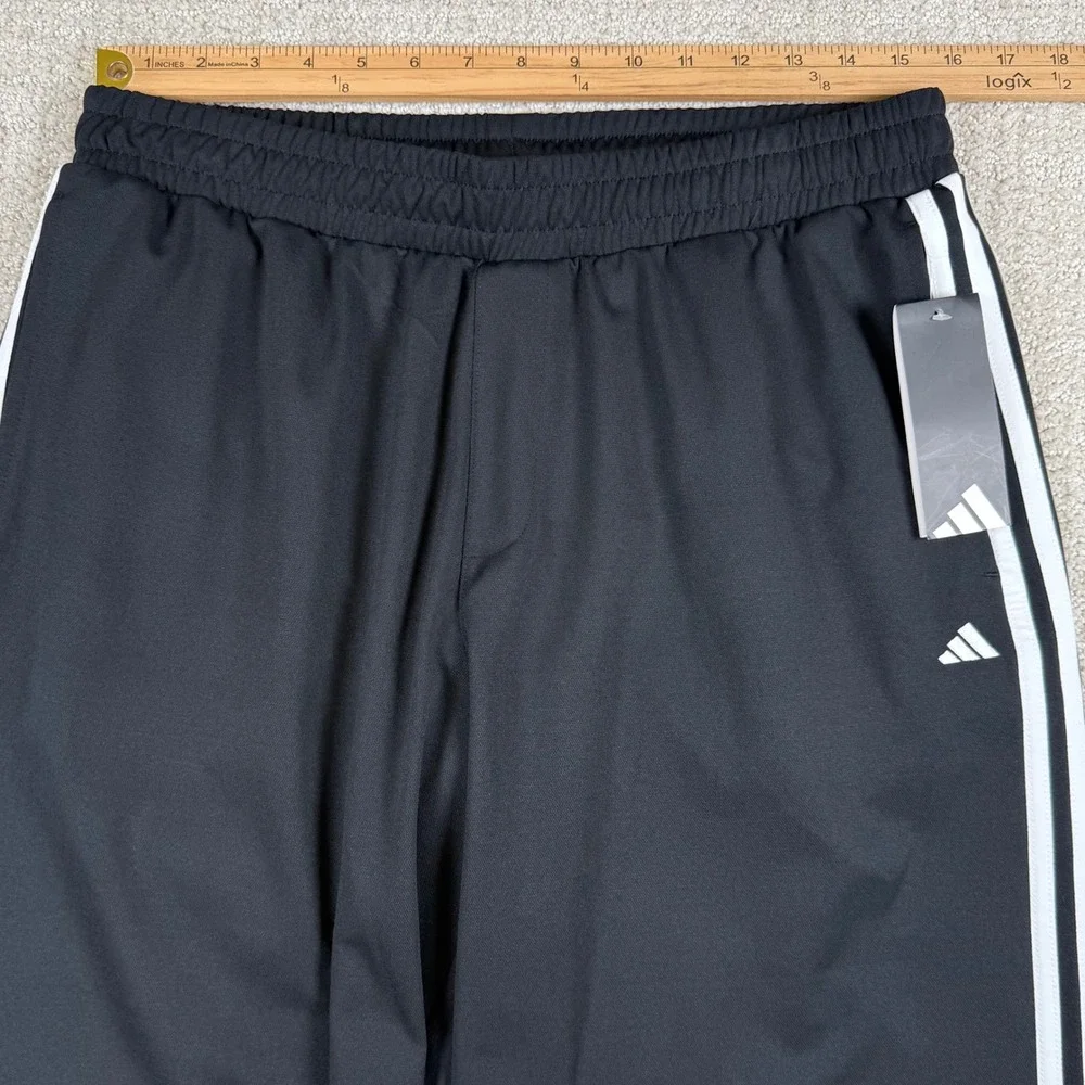 NEW Adidas Mens Large Black White Golf Track Pants ADVR0957
